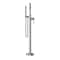 Keeney Mfg Single Handle Floor Mounted Freestanding Tub Filler, Chrome, Handle Type: Lever DEL45CCP - alternate 2